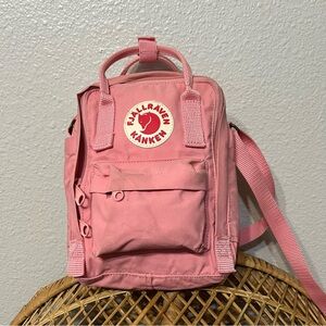Fjallraven Kanken Sling Mini Backpack Pink Crossbody Shoulder Bag